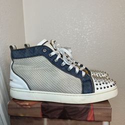 Christian Louboutin Men’s High Top Spikes sneakers