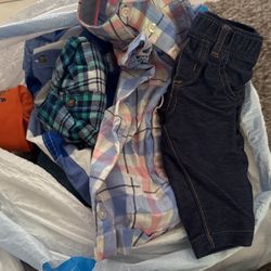 Large Bag Of 3-6 Month Boy Clothes 