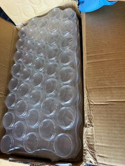 2 oz Straight Sided Glass Jars - 200 Count (Brand New in Box)