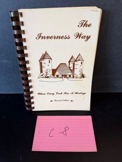 The Inverness Way Cookbook Women's Club 1(contact info removed) Vintage Spiral Bound C-8