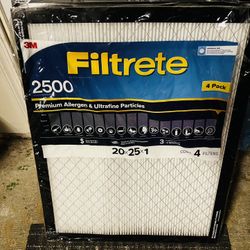 Three 20x25x1 HVAC Filter