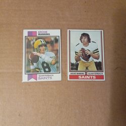 Archie Manning Topps 2nd And 3rd Year Cards