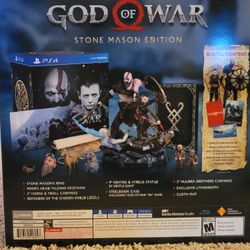 God Of War Stone Mason Edition For Ps4