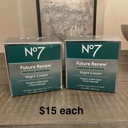 No 7 Face Moisturizer/ Night Cream