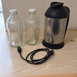 Almond Cow Plant-Based Milk Maker + Glass Bottles