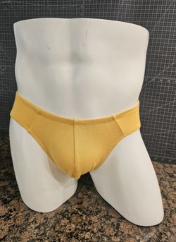 Men Briefs (Bikini Style) (Mustard)