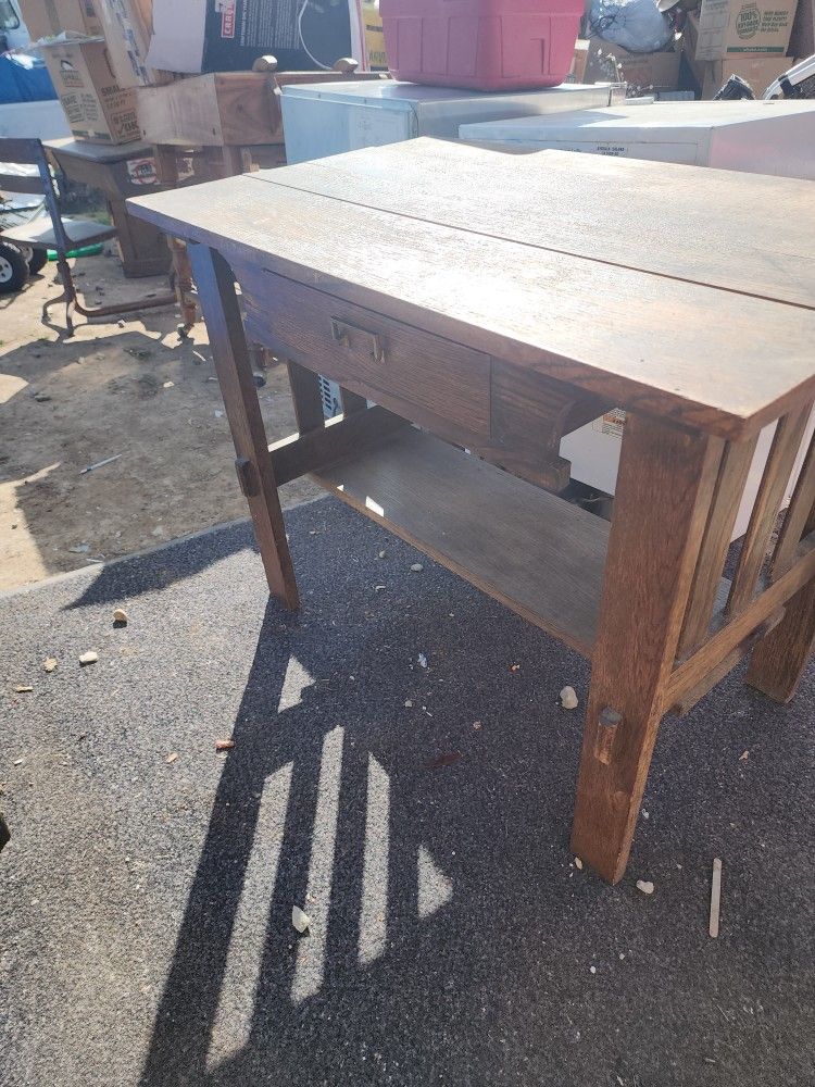 Antique Wood Desk