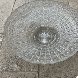 Hand Cut Czech 16” BOHEMIAN. CRYSTAL BOWL / Centerpiece 