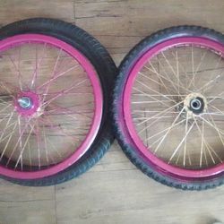 Haro 20 In. Rims With Thread 9tooth Double Wall