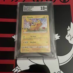 25 Anniversary Pikachu Is SGC 10