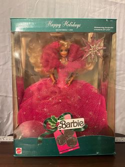 1990 Happy Holidays Barbie Special Edition