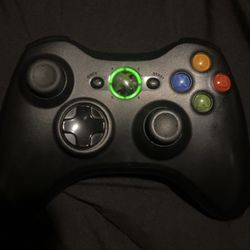 Xbox 360 Original Black Wireless Controller