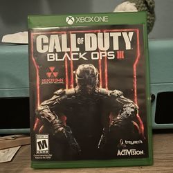 Xbox one Call of duty black ops 3