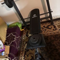 Workout Bench With Set
