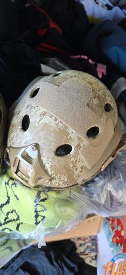 Camouflage airsoft helmets