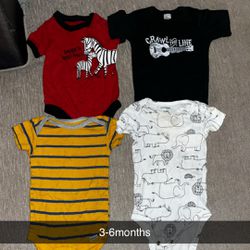 Baby Boy Clothes Size 3-6 & 6months