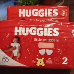 Huggies Little Snugglers Size 2 (2 For $12)