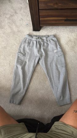 Gray Nike sweatpants