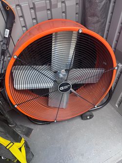 Commercial Electric 24 in. Heavy Duty 2-Speed Direct Drive Tilt Drum Fan