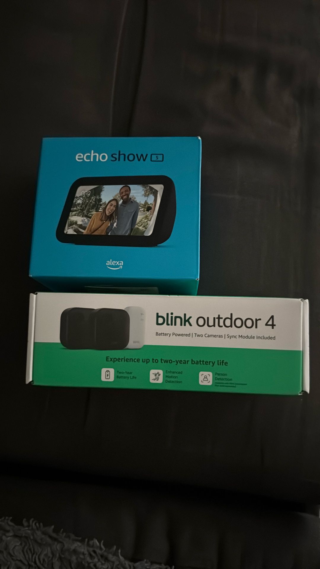 Echo Show 5 And. Blink Outdoor Cameras