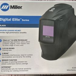 Miller Digital Elite Black Welding Helmet w/ClearLight 4X Lens (296765)