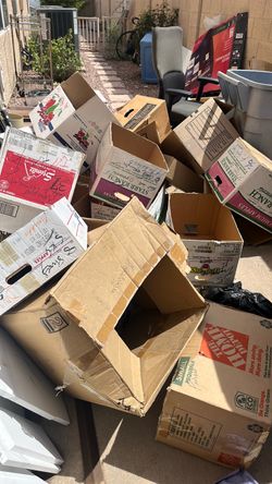 Free boxes mostly Apple boxes