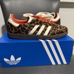Adidas Samba OG Preloved Red Leopard