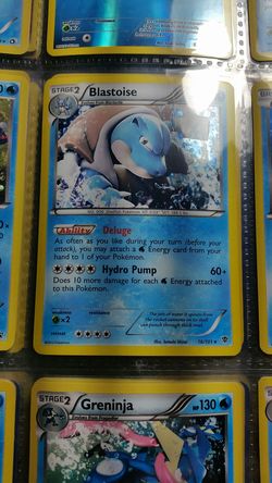 Blastoise pokemon card