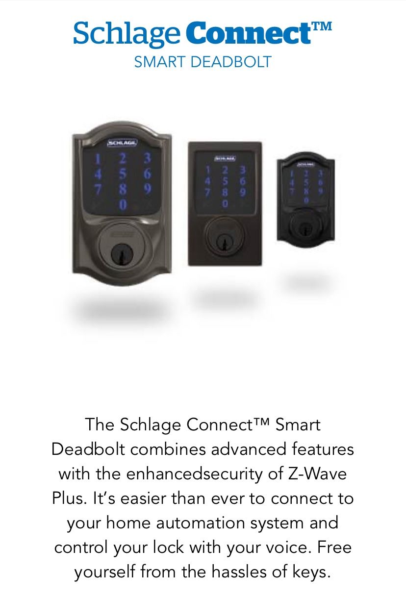 ¡Cerradura inteligente Schlage Sense + Adaptador Wi-Fi - $120!