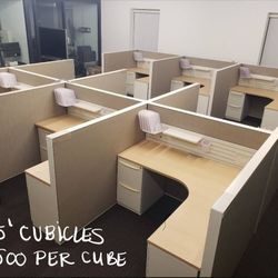 5' × 5' HAWORTH CUBICLES ( DELIVERY & INSTALL AVAIL )