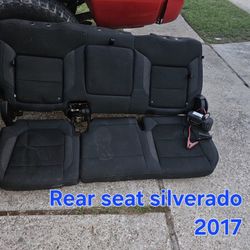 Rear Seat 2017 Silverado
