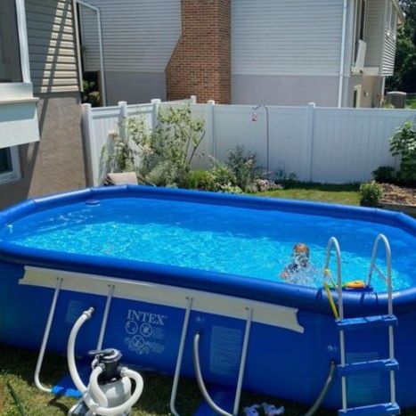 Intex pool and sand filter