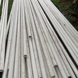 PVC 11/2” 2” 3”.  20ft 