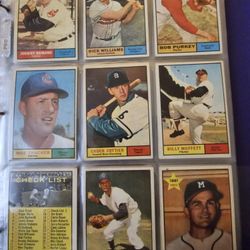 108 -- 1961 VINTAGE TOPPS BASEBALL CARDS EX  MT