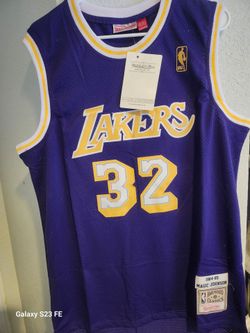 Earvin Magic Johnson Los Angeles Lakers Classic Basketball Jersey Throwback XL Classic