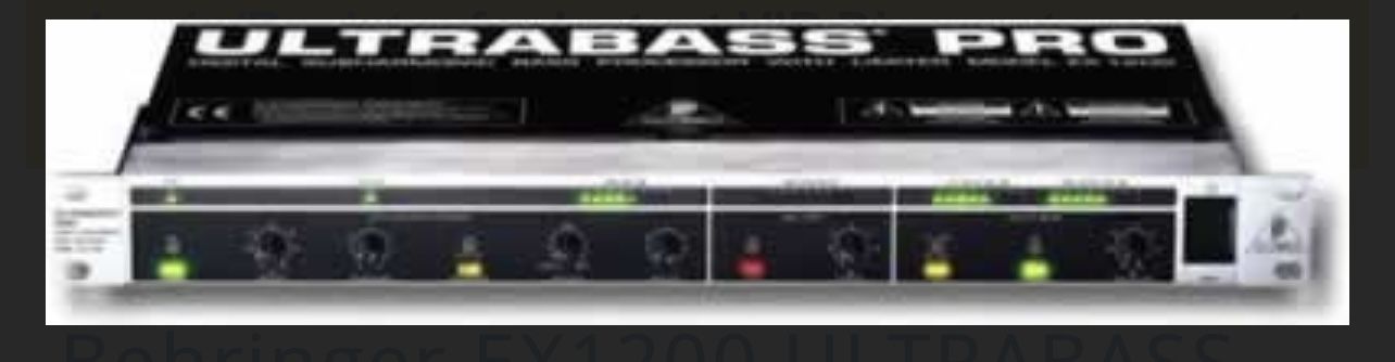 **New** Behringer Ultrabass Pro Digital Subharmonic Bass Processor EX1200