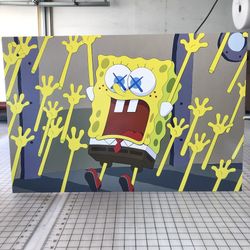 Kaws Poster Board Supreme Bape Ikonick Off White SpongeBob