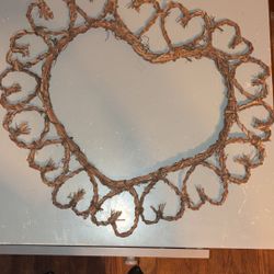 Vintage Hand Woven Hearts