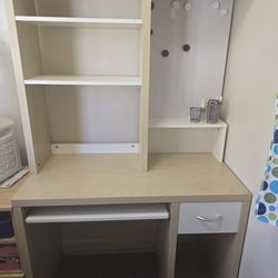 Desk With Top Shelving