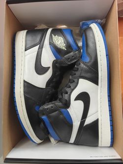 Air Jordan 1 Retro High OG Royal Toe Sz 10