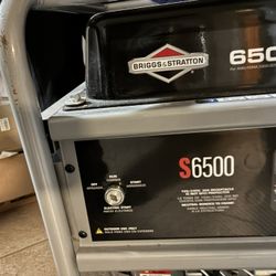 S6500 Generator Like New