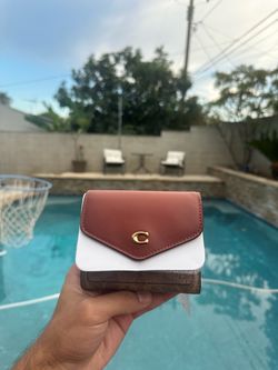 COACH Wyn Small Wallet In Colorblock Signature Canvas