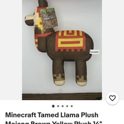 Minecraft Llama Plushie