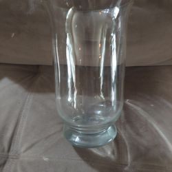 Large Glass Hurricane Vase