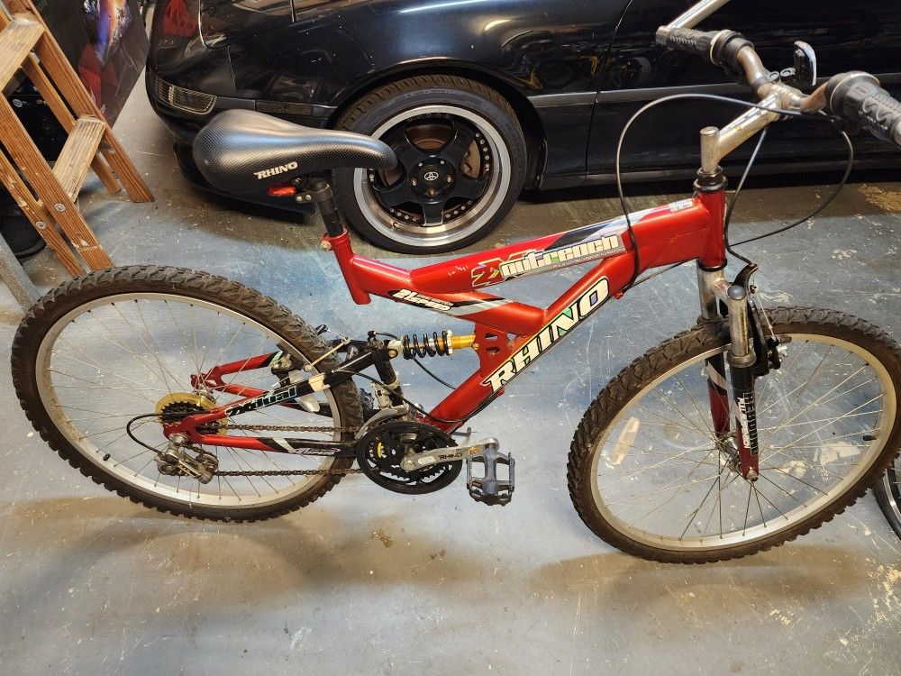 Rhino Outreach 21 speed full suspension ADULT mountain bike