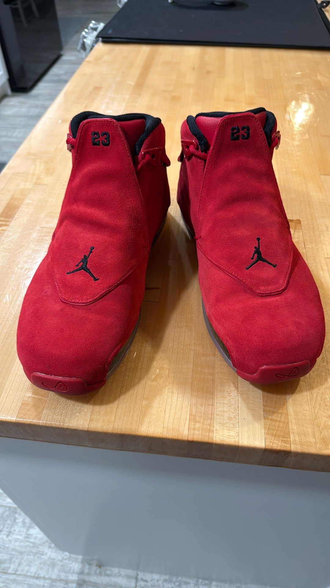 Air Jordan 18 Red toro Sz12