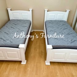 2 New Twin Bed With Mattress