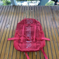 Supreme Backpack / Bookbag Red