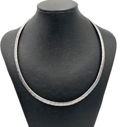 Vintage FAS Flexible Omega Italy Sterling Silver Chain