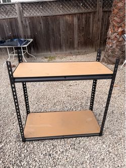 Metal shelf